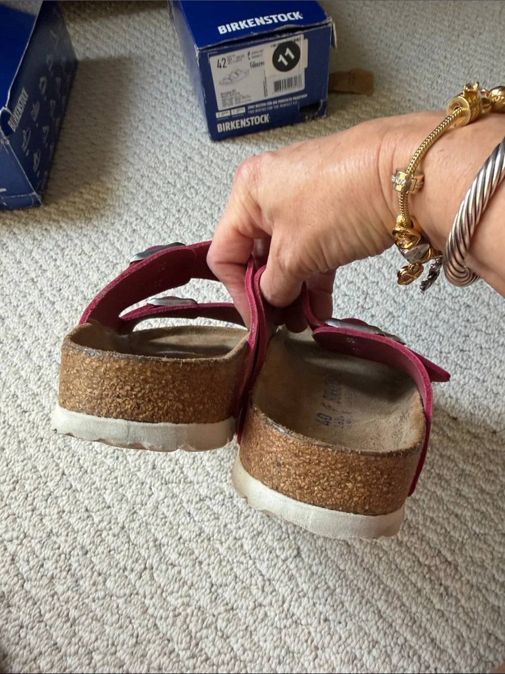 Birkenstock reposhing this